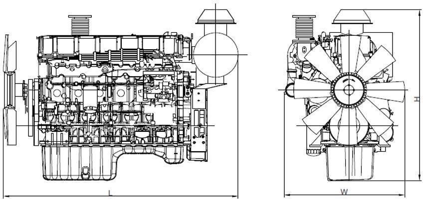 Дизельные двигатели для генераторных установок серии Е